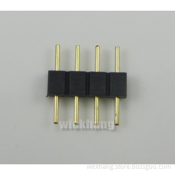 4pin RGB Male Plug Adapter Connector for RGB 3528 5050 LED Strip